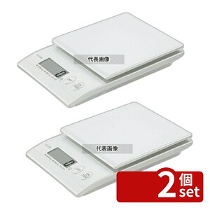 �y2�Z�b�g�z�^�j�^ TANITA(�^�j�^) �f�W�^���N�b�L���O�X�P�[�� 2kg KD-410 (WH �p�[���z���C�g) 186×122×H31 �͂��� No.6819800