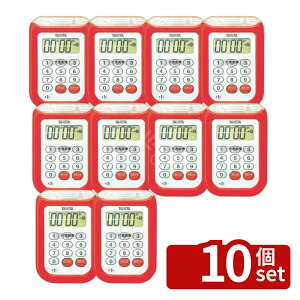 �y10�Z�b�g�zTANITA(�^�j�^) �h���剹�� �^�C�}�[ 100���v TD-377 ���b�h 112×77×H21 No.8644710