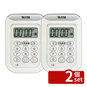 �y2�Z�b�g�zTANITA(�^�j�^) �ې􂢃^�C�}�[ 100���v TD-378 �z���C�g 20.5×77×H112 No.8644720