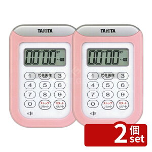 �y2�Z�b�g�zTANITA(�^�j�^) �ې􂢃^�C�}�[ 100���v TD-378 �s���N 20.5×77×H112 No.8644730