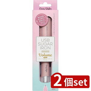 2��set �R�W�b�g ES USB SUGAR IRON VOLUME | �w�A�A�C���� �{�����[�� USB�A�C���� �V���K�[�A�C���� �R�e �����^�� �y�� �w�A�A�����W �C�[�W�[�X�^�C���[ �~�j�A�C���� �J�[���A�C���� �X�g���[�g
