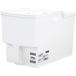 不動技研 F-40105吊り戸棚ボックス スリムホワイト | 吊り戸棚ボックス ホワイト スリム 収納 不動技研 ボックス 吊るし棚 キッチン 食品ストック 吊戸棚 取っ手付 クリア ストッカー キッチン