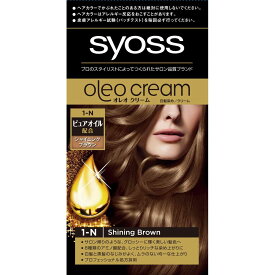 ＼レビュー特典有／ヘンケル サイオス オレオクリーム ヘアカラー 1N シャイニングブラウン [単品内容量/1個] | ヘアカラー サイオス オレオクリーム ヘンケル シャイニングブラウン サイオス 女性用 ヘアカラーシャンプー オイル配合 サロン品質