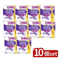 ＼レビュー特典有／【10個セット】 P&G ウィスパ-うすさら安心特に多い時も1枚で安心220CC [単品内容量/2…