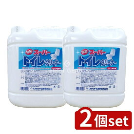 ＼レビュー特典有／【2個セット】 ロケット石鹸 スーパートイレクリーナー [単品内容量/4L] | ロケット石鹸 スーパートイレクリーナー トイレクリーナー トイレ洗剤 洗剤 住居洗剤 除菌 中性洗剤 消臭 水洗タンク 便器掃除 タイル掃除 ローズの香り 泡調整剤