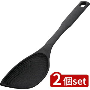 2個set 伊原企販 SUMINO マルチスプーン SN01 ブラック | マルチスプーン 備長炭入 備長炭配合 スプーン へら レードル ブラック 基本調理器具 調理用品 キッチン便利 グッズ 料理道具 実用的 収