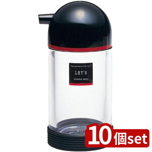 【10個セット】岩崎 ラストロ レッツ正油差し大 黒 K181 | しょう油差し 大 醤油差し レッツ 正油差し 黒 調味料入れ 食器 キッチン用品 岩崎工業 保存容器 用途別 キッチンアイテム 台所用品