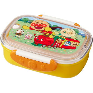 レック AN抗菌ロック式おべんとう箱360mL(Y) | アンパンマン ランチボックス お弁当箱 弁当箱 抗菌 ロック式 360ml 子供用 レック キッズ 中子付き 食洗機対応 電子レンジ対応 子供 おべんとう箱
