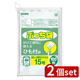 2個set オルディ ぷっち袋ひも付 15号 0.02 透明 | 透明 ぷっち袋 15号 ひも付 ポリ袋 LD 低密度ポリエチレン 袋 0.02mm 透明袋 かけるタイプ 規格袋 取り出しタイプ 厚さ0.02mm 300x450mm 100枚入り 製品袋 使いやすい袋 便利袋