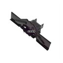 白幡 雪止め ニューフジ三晃式雪止 H-1 材質：亜鉛 黒仕上 33mm (1個入)