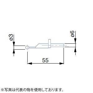 TESA(�e�T)�@No.00760061�@��3mm���d�{�[���t�v���[�u�@BALL TIP PROBE 3mm