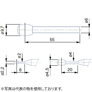 TESA(eT)@No.00760067@4.5mmM^`bvtq(M6`M48p)@BARREL-SHAPED PROBE TC 4.5mm