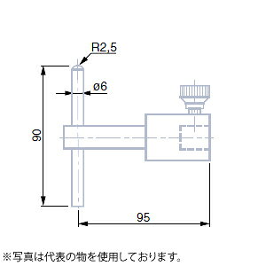 TESA(�e�T)�@No.00760094�@��6mm�s���t�v���[�u(���d)�@PROBE WITH A STAINL. STEEL PIN
