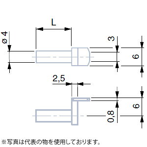 TESA(�e�T)�@No.02660067�@����0.8mm �t���b�g�ʕt����q �I�t�Z�b�g�^ ���d L12mm�@MEASURING INSERT VHB 12
