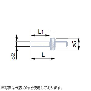 TESA(�e�T)�@No.03560028�@�t���b�g����ʕt�X�`�[������q L15mm L1 12.8mm ��2mm�@FLAT CONT.TYP.DIA.2/LONG.15mm