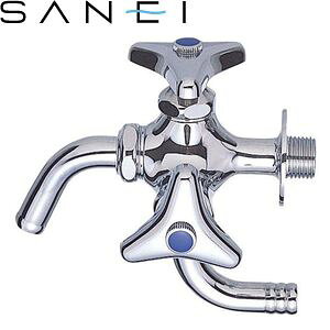 三栄水栓(SANEI) JF12A-13 万能二口横水栓 :SB0501