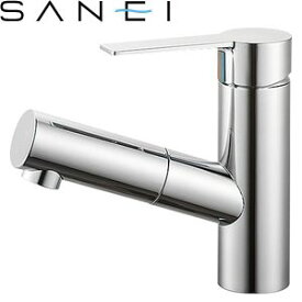 三栄水栓(SANEI)　K47531JV-13　シングルワンホール洗面混合栓｜洗面所用　節水水栓