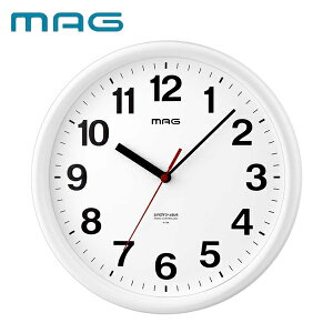 ノア精密 MAG(マグ) 電波壁掛け時計パルク W-768 F W-768WH-Z