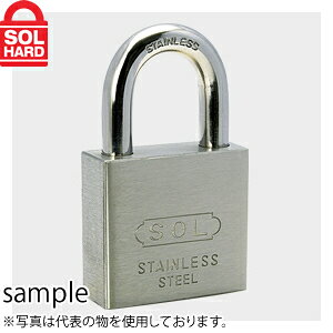SOL HARD (ソールハード) No.3500 オールステンロック南京錠 30mm 同一鍵 単品