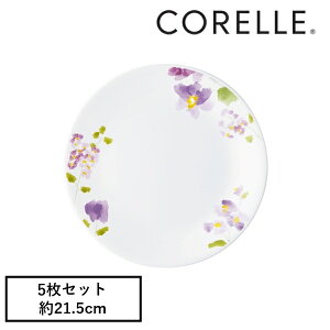 \レビュー特典有/コレール CP-9420 バイオレットミスト中皿 5枚セット【在庫有り】 | 中皿 丸皿 オーブン対応 食洗機対応 ミスト 軽量 割れにくい 食器 かわいい 可愛い お皿 キレイ 丸型 お