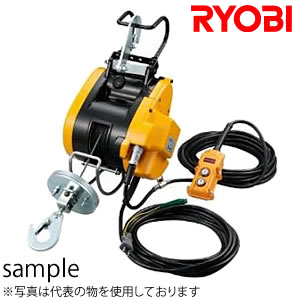 楽天市場】リョービ(京セラ)(RYOBI) 100V 電動ウインチ WI-62 ワイヤー ...