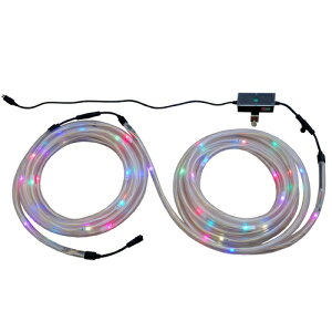 KITEX�@LED�}���`�J���[�t���`���[�u�@KPB-100�@100V�W���Z�b�g(�`���[�u2�{�E����{�b�N�X1��)