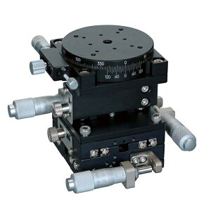中央精機 ハイグレードアルミXYZ回転ステージ φ60 TR-6047-SR1