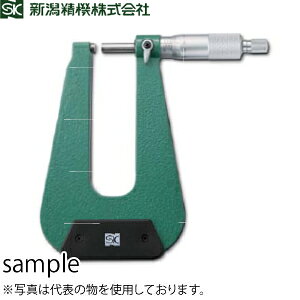 新潟精機 MC203-300U U字形鋼板マイクロメータ(片球面) 測定範囲:0-25mm