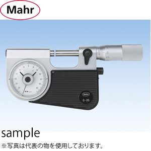 マール社(Mahr) 40F-25 ダイアル内蔵マイクロメーター 測定範囲：0-25mm [4150000]