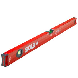 SOLA アルミボックスレベル [BigX 80] 全長：800mm(80cm) 30年保証付き樽型気泡管