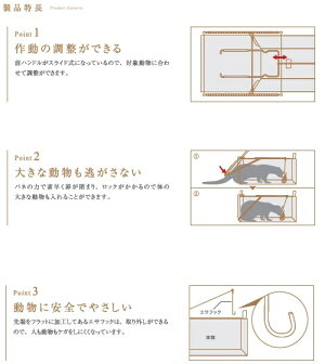 栄工業栄ヒルズDtypeNO.303中型獣捕獲器(タヌキ・ヌートリア用)TN-3