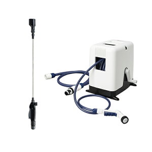 タカギ サイクロンウォッシャー+オーロラBOXYホースリール30mセット G1135BK+RC330TNB【在庫有り】