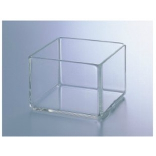 テラオカ ガラス製角型容器 水槽 W100×D100×H100mm ：24-1590-04