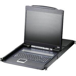 ��ATEN KVM�h�����| 8�|�[�g/19�C���`LCD��̌^/�����O���[�� CL1308NJJL(1152124)[�@�l����][������]