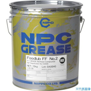��NIPPECO �H�i�@�B�p�O���[�X �t�[�h���uFF No.2 15kg 19802071(1292392)