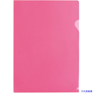 ■KING JIM クリア−ホルダ−リサイクルA4−S 赤 (10枚入) 735R10R(1302310)