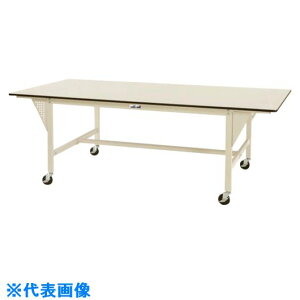 �����}�e�b�N �y�ʍ�Ƒ� ���[�N�e�[�u�� ���C�h�^�C�v �ړ��� W2400×D1200×H856mm SWPWC2412II(1329112)[�@�l����][�O������]