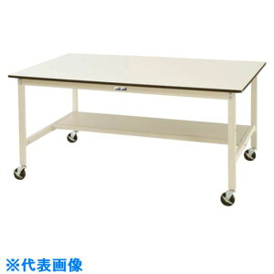 �����}�e�b�N �y�ʍ�Ƒ� ���[�N�e�[�u�� ���C�h�^�C�v �ړ��� ���ʒI�t W1800×D1200×H856mm SWPWC1812TII(1330755)[�@�l����][�O������]