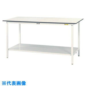 �����}�e�b�N �y�ʍ�Ƒ� ���[�N�e�[�u��150�V���[�Y �Œ莮 �S�ʒI�t W750×D750×H950mm �V���L�[�z���C�g SUPH775TTWW(1335447)[�@�l����][�O������]