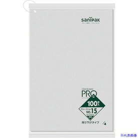 ■サニパック L15H規格袋吊り下げタイプ(0.03)15号 L15HCL(1350946)