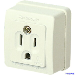 ��Panasonic �ڒn�p�^�R���Z���g 125V WK3001W(1448328)