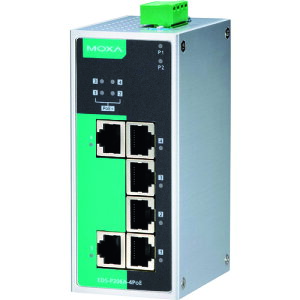 MOXA 6|[g(RJ45 PoE×4ARJ45×2) A}l[Wh C[TlbgXCb` EDSP206A4POE(1688292)[@l][]