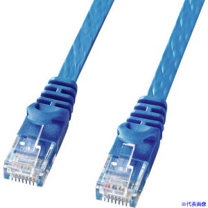 ��SANWA �J�e�S��6�t���b�gLAN�P�[�u�� LAFL605BL(2029214)