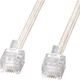 ■SANWA エコロジー電話ケーブル TELE420N2(2033405)[送料別途お見積り][法人限定][掲外取寄]