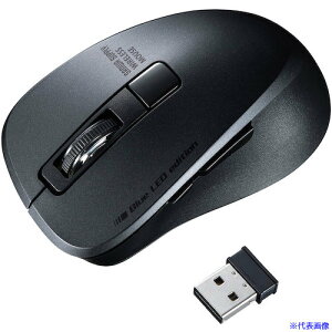 ��SANWA �É����C�����X�u���[LED�}�E�X(5�{�^���E�u���b�N) MAWBL153BK(2462339)