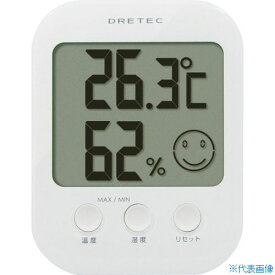 ■dretec デジタル温湿度計 オプシス O230WT(2866317)