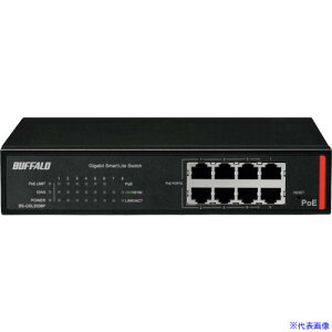BUFFALO @l GigaΉ PoE Layer2 X}[gLiteXCb` 8|[g BSGSL2008P(3527835)