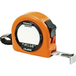 ■TRUSCO メモプレート付コンベックス ロックタイプ 13mm幅 2.0m TT1320B(3539202)