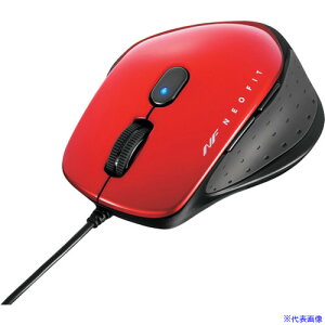 ��BUFFALO �L�� BlueLED 5�{�^�� NEOFIT�}�E�X M�T�C�Y ���b�h BSMBU510MRD(3628351)[�����ʓr�����ς�][�@�l����][�f�O���]