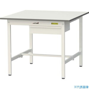 �����}�e�b�N �y�ʍ�Ƒ� ���[�N�e�[�u��150�V���[�Y �Œ莮 �L���r�l�b�g�t W900×D900×H740mm �V���L�[�z���C�g�F SUP990UWW(3692316)[�@�l����][������]